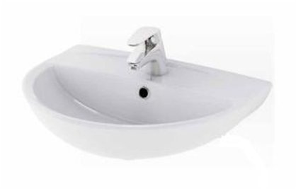 Salle de bains lavabo évier en céramique moderne Mito 55 cm