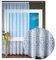 Gardine Jacquard Universalband Spitzenoptik Vorhang Blumenmuster weiß, Auswahl: 500 x 245 cm, Design: Felicitas