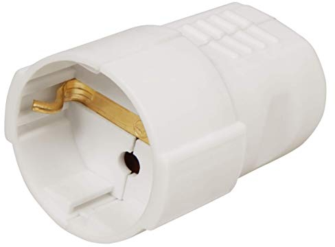 McPower Schutzkontaktkupplung | Weiß |