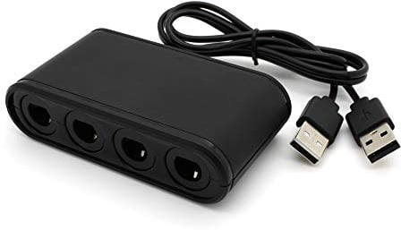 SKGAMES 4 Port GameCube Controller Adapter Konverter für Nintendo Switch / Wii U und PC USB