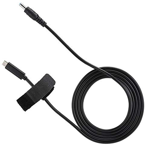 Power Adapter Cable for HP DC Plugs Cable 19V 65W PD Induction Chip USB to DC Cable (4.5mm x 3.0mm Output) for HP TYPE-C
