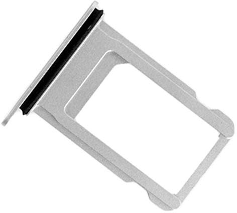 Nano SIM Kartenhalter für Apple iPhone 7 Plus, Original Ersatzteil, Silberfarben