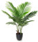 Palmera Artificial de 90 cm en Maceta. Planta Artificial Palma de plástico Planta Falsa Decoración para Uso Interior y Exterior.