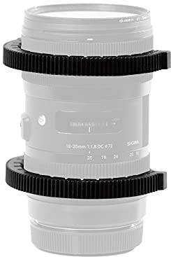 PDMOVIE Lens Gear Ring 0,8 Mod Flexibler Gürtelring für Follow Focus – 42 mm bis 82 mm (3 Pack)