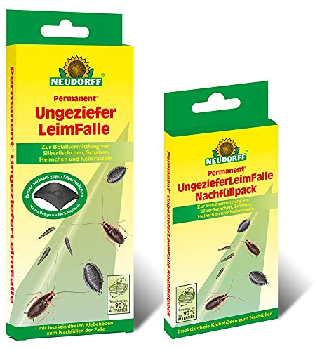 King of Trade Neudorff Permanent UngezieferLeimFalle + Nachfüllpack