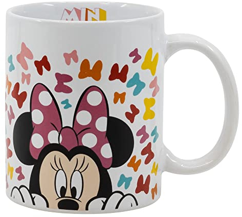 TAZA CERAMICA 325 ML EN CAJA DE REGALO MINNIE SO EDGY BOWS