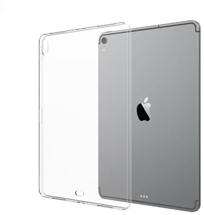 Asgens iPad Pro 12.9 Zoll 2018 Transparente Hülle, Dünnes Schlank Silikon Sanft TPU Stoßfest Tablette Computer Hülle Für Apple iPad Pro 12.9'' 2018