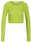 JJXX Jxfeline LS Rib Tee Noos Maglia Manica Lunga, Verde Lime, M Donna