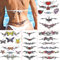 Aivoch 8 Feuilles Tatouages Temporaires ImperméAble Amusant Faux Tatouage Cover Scar Tatouage Ephemere Autocollant Ventre Pour Femme Homme Enfant