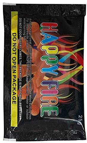 Flame Party Festival Fleck bunt wechselnde Pulverflamme Farbe und Zubehör Heimdekoration Blumentopf Gold (C, One Size)