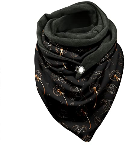 Weich Deckenschal Damen Fashion Mütze Und Schal Damen Dreieckstuch Herbst Deckenschal Modeschal Weicher Warmer übergroßer übergroßer Deckenschal Wickelschal Buntem Karo Muster Winter-Schal