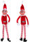 Toyland® Elves Behavin Badly 2er-Set – 30,5 cm, Mädchen-Elf und Jungen-Elf, beugen und posieren, weiches Spielzeug mit Langen Beinen, weichem Körper und Vinylkopf – Weihnachtsspielzeug