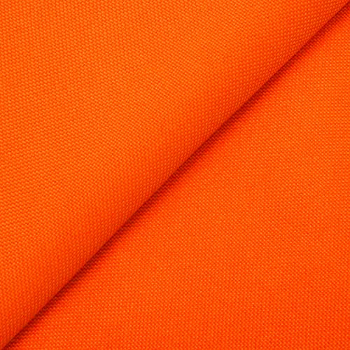 DESHOME Zenit 5 Meter Wasserdichter Stoff für den Außenbereich, PVC-beschichtet, für Außenpolsterung, Taschen, Rucksäcke, Koffer – Orange