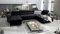 All4All Ecksofa mit Schlaffunktion Margo VI 360x221 cm - Schlafsofa mit Bettkasten - Wohnlandschaft in U-Form - XXL Sofa - Seite Links - Gewebe - Schwarz - Modern 26