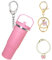 Mini Tumbler Keychain Lipstick Holder Keychain for Stanley Chapstick Lip Balm Keyring with Stanley Cup Accessories for Tumbler Cup Personalised Stanley Cup Charms for Women Purse Handbag Backpack