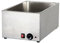 Bain-Marie Électrique Professionnel GN 1/1 - Acier Inoxydable - 1200W - Capacité 160 mm - Thermostat Réglable - sans Robinet de Vidange - Vendu sans Bac