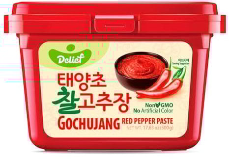 Delief Gochujang Korean Red Pepper Hot Chilli Paste 500g HALAL NON GMO NO ARTIFICIAL COLOUR (2)