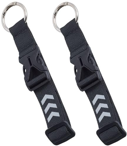 GORGECRAFT 2pz Cinghia Regolabile per Bagaglio Giacca Gripper Supporto Nero Clip di Trasporto Cinghia Riflettente Freccia Modello Valigia Cintura con Fibbia Anello Gancio Aggiungere Un Connettore