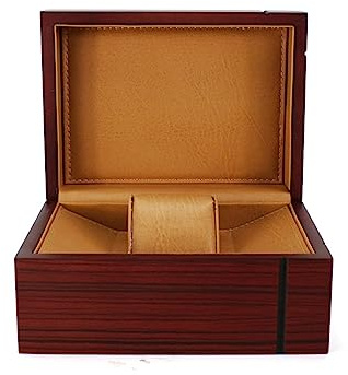 GSZCCZS Watch Box Matte Lacquer Watch Box Red Wood Grain Watch Box Jewelry Storage Box