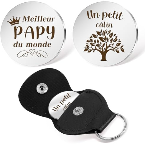 Yeeaulpa Cadeau Fete Des Grand Pere,Cadeau Papy Un Petit Câlin,Cadeaux Fete Des Papy,Bonne Fetes Papi,Cadeaux Pour Grand Pere,Cadeaus Grands Pere,Cadeaux Fin D'année Maitre