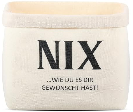 Xuniea Brotkorb aus Stoff Nix Geschenkkorb Leer, Weiß | Brötchenkorb, Geschenkbeutel, Brottasche, Geschenkideen für Frauen die alles Haben