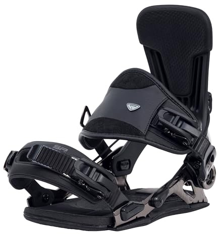 SP Bindings Snowboard Bindung Team Peak | Patentiertes FASTEC System | Hybrid mit Fast Entry + Strap in | Performance + Comfort | Für Damen & Herren