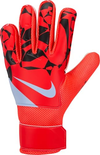 Nike Match Jr. Goalkeeper-Handschuhe Für Ältere Kinder, Bright Crimson/Black/Royal Tint, HQ0258-635, 5