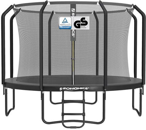 SONGMICS Gartentrampolin, mit Sicherheitsnetz und Stahlrahmen