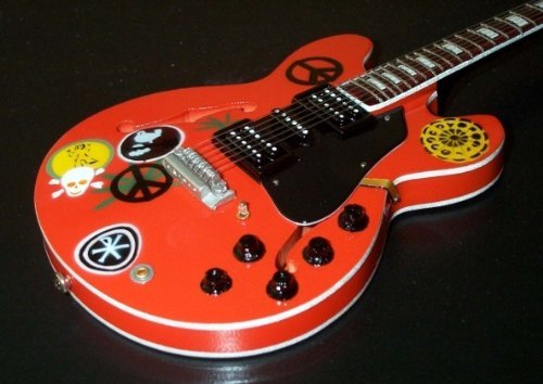 Alvin Lee Miniatur Gitarre Gibson ES 335 Zehn Jahr nach