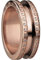 Bering Damen-Ring arctic symphony Außenring Edelstahl teilvergoldet Zirkonia weiß Gr. 56 (17.8) - 523-37-83
