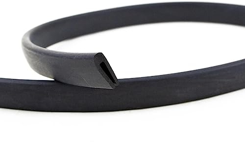 EUTRAS [5m] Fassungsprofil FP3010 Gummidichtung 2,0 mm – schützt und dichtet zuverlässig ab – für Bleche, Glas und Bauelemente – deutsche Industriequalität Made in EU