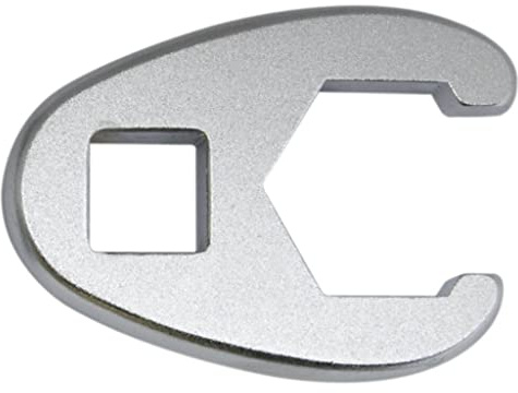 SW-Stahl 01490-21SB Offener Ringschlüssel, 21 mm Hahnenfußschlüssel 1/2 | Profi Leitungsschlüssel für Bremsleitungen & Hydraulik - Krähenfuß - Matt Verchromter Bremsleitungsschlüssel SW 21mm