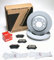 Autoparts-Online Set 60009394 Zimmermann Bremsscheiben Coat Z/Ø 282 mm Bremsen + Bremsbeläge hinten
