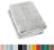 2er Pack Frottier Duschtücher Set 70x140 cm 100% Baumwolle, 2X Duschtuch Grau