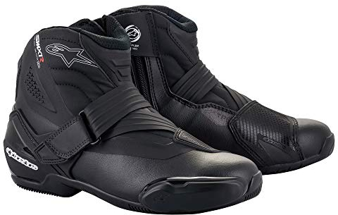 Alpinestars 2224521-10-41, Stivali Moto Uomo, Antracite Coral Fluo, 41 EU