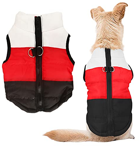 Idepet Winter Hundemantel wasserdichte Hund Pullover Kleidung Winter Hundejacke Hundebekleidung Hundejacke Schneeanzug Warmer Mantel XS, S, M, L