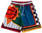 TPAZGHE Mens Sports Short Quick Dry Polyester Vintage Basketball Shorts with Pocket(Designs 001,Large)