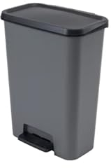 Curver Compatta Papelera 50L - Gris/Negro