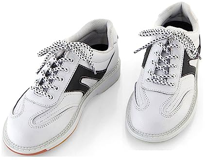 Women Bowling Trainers, Ladies Bowls Fitness Shoes Fashion Lightweight Bowling Sport Shoes,White,6 UK