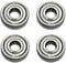 4 Stück SKF Rillenkugellager 6000-2Z 10 x 26 x 8 mm Metalldichtung Kugellager