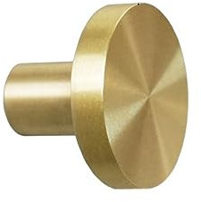 EGNIAN 2 uds. Tiradores y tiradores de armario de latón dorado, tiradores de muebles, tiradores de cajón, tiradores de cocina de cobre, tiradores de armario (Color : 25mm)