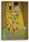 Leinwandbild (30x40cm) Gustav Klimt: Der Kuss (1907-1908), Leinwand auf Keilrahmen gespannt und fertig zum Aufhängen, hochwertiger Kunstdruck aus deutscher Produktion