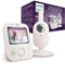 Kindermädchen Video Philips Avent Premium mit Bild und Ton, weiß, 3,5 Display, 4X Vergrößerung, Nachtsichtmodus, 2-Wege-Sound, Schlaflieder, Raumtemperatur (Modell SCD891/26)