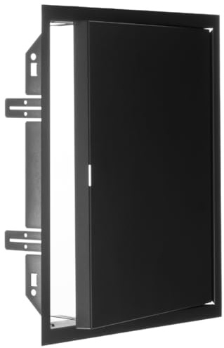 Metall Revisionsklappe 30x30 cm - Serviceklappe zur Inspektion und Abdeckung - 300x300mm Revisionstür - Inspektionstür Zugangstür Wartungsklappe - Stahl Verzinkt Anthrazit
