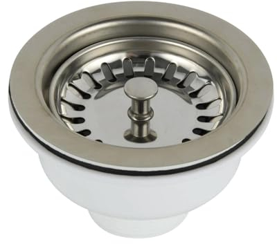 Liquida SW3CH Kitchen Sink Basket Strainer Waste in Chrome