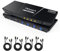 TESmart 8K@60Hz HDMI KVM Switch 4 PC 1 Monitor, USB3.0 5 HDMI Ports 4K@144Hz KVM-Switches Für Gaming, EDID Emulators, Hotkey Switch, L/R Audio & Microphone, ADI Chip, 4 In 1 Out Umschalter, 4*Kabeln