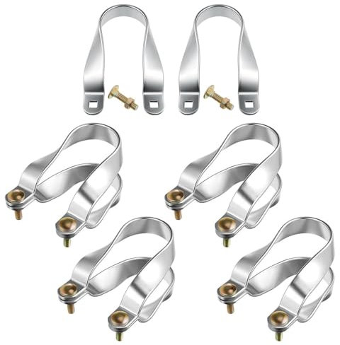 Purlin Connectors, Aluminium Purlin Bracket Connectors, Pipe Connector Bracket Clamps for Greenhouse Farm Frame Top Rail Fence