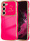 CaseLover Custodia per Samsung Galaxy S22, Cover con Motivo Cuore d'amore, Forma Riccia Case, Custodia in Morbido Silicone e TPU Antiurto Cover per Samsung S22 5G, Rosso Rosa