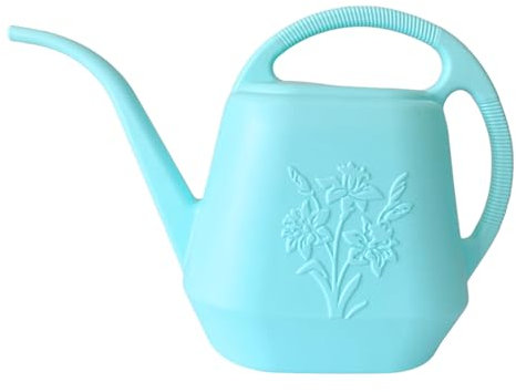 Générique Arrosoir de Jardin en Plastique avec Bec d’Irrigation, Arrosoir à Fleurs avec Poignée Incurvée Arrosoir Arrosoir en Plastique,Arrosoir Grande Capacité pour Jardin Intérieur Extérieur
