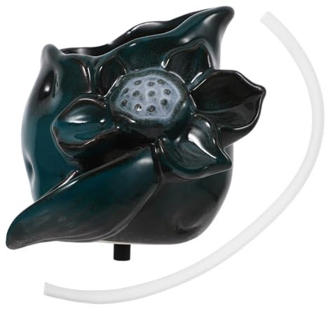 Supvox Austauschbarer Keramik Brunnenauslauf Fontänenauslass Für Gartenteiche Gartenwasserfälle Außendekoration Mit Verziertem Design Und Einfacher Installation